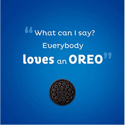  A secondary graphic on Oreo’s Amazon page 