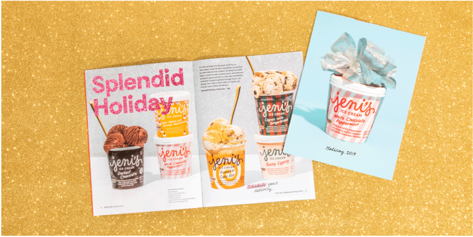  Holiday Catalog for Ecommerce - Jeni’s Ice Creams | Anna Bradshaw Content Marketing Manager 