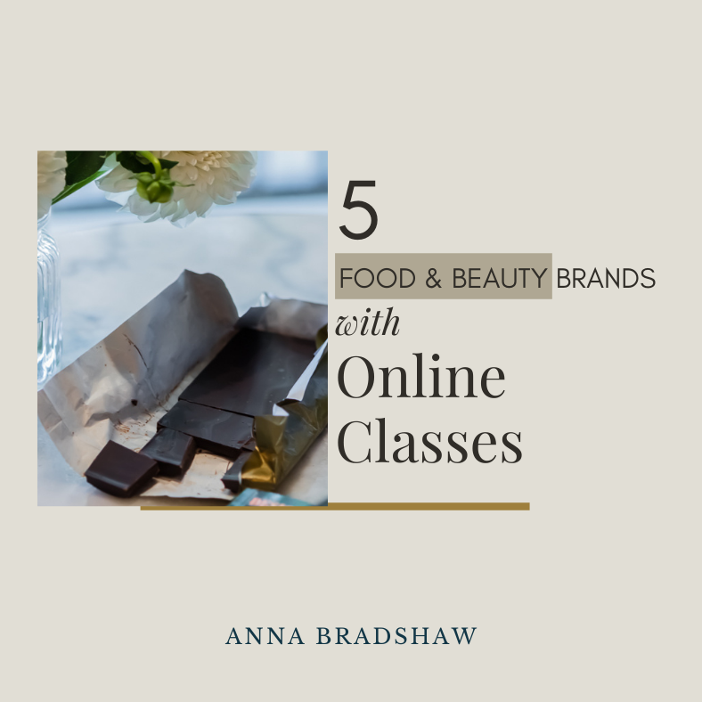 5 Food &amp; Beauty Brands Making Money with Online Classes
