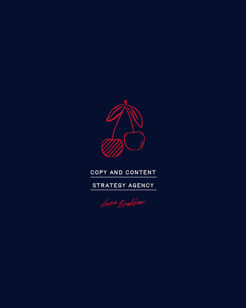 Anna Bradshaw Copy and Content Strategy Agency